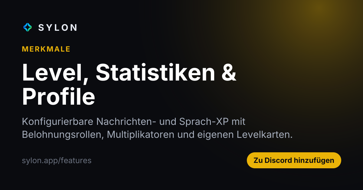 Level, Statistiken & Profile