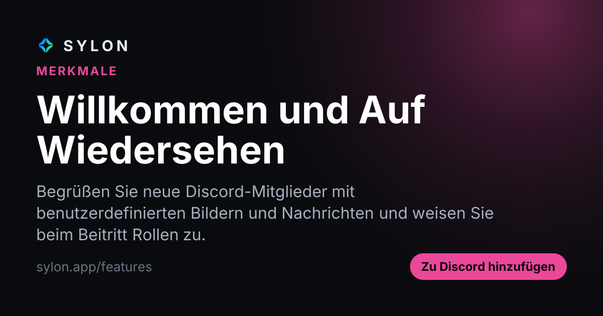 Willkommen und Auf Wiedersehen