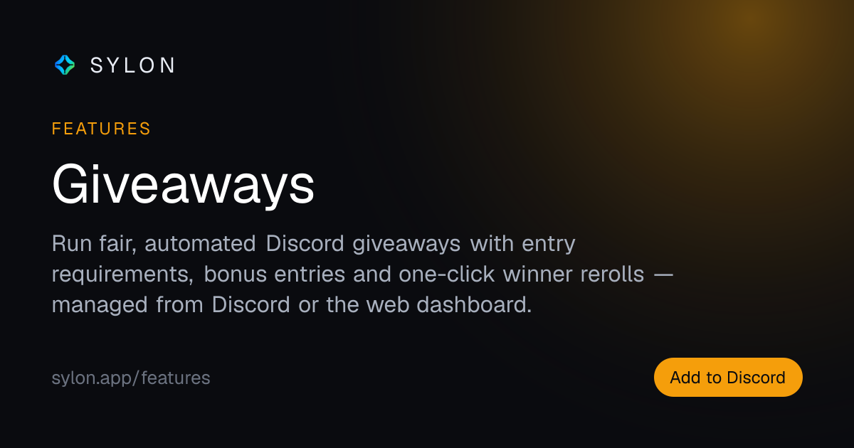 Giveaways