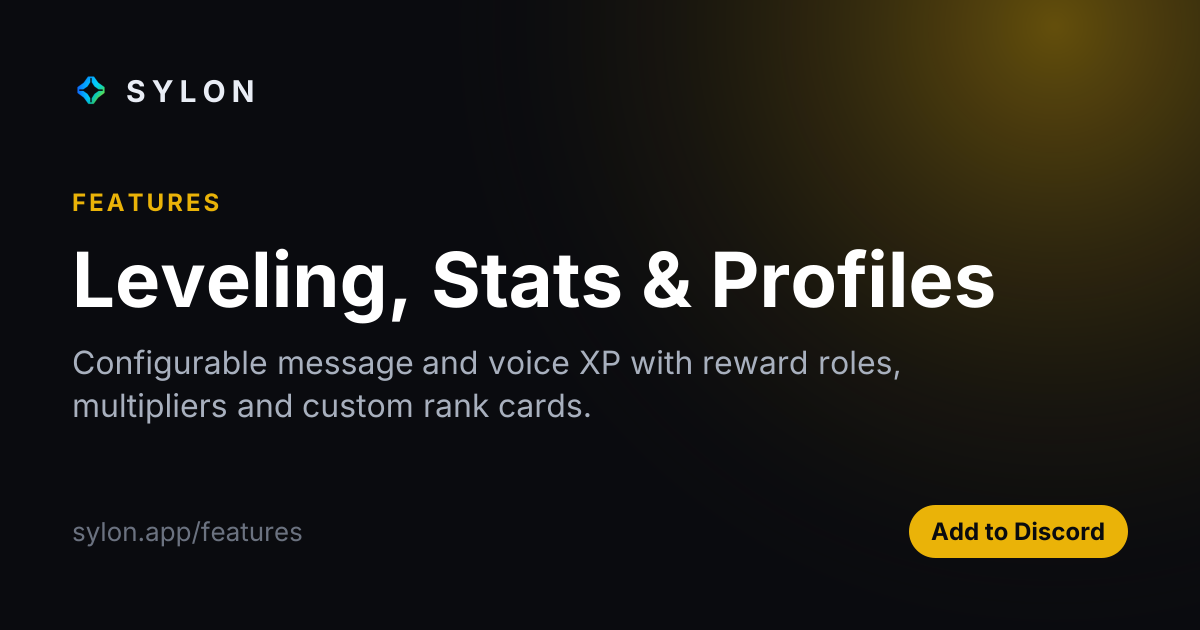 Leveling, Stats & Profiles