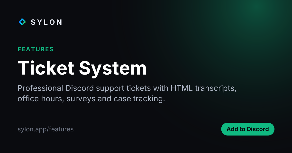 Ticket System