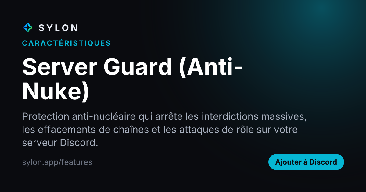Server Guard (Anti-Nuke)