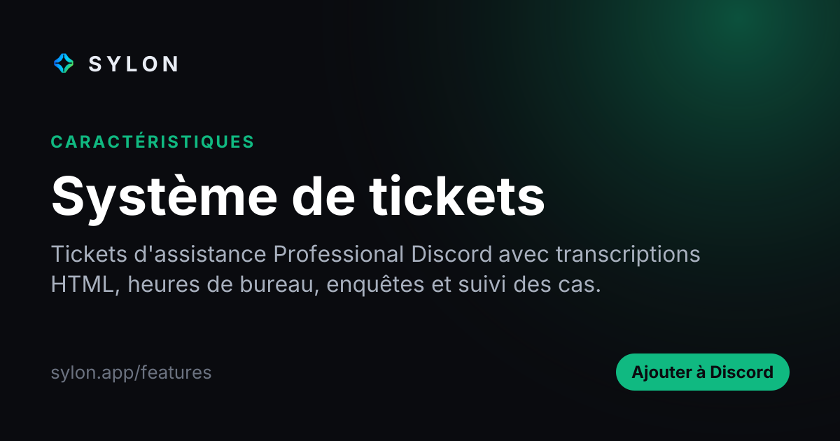 Système de tickets