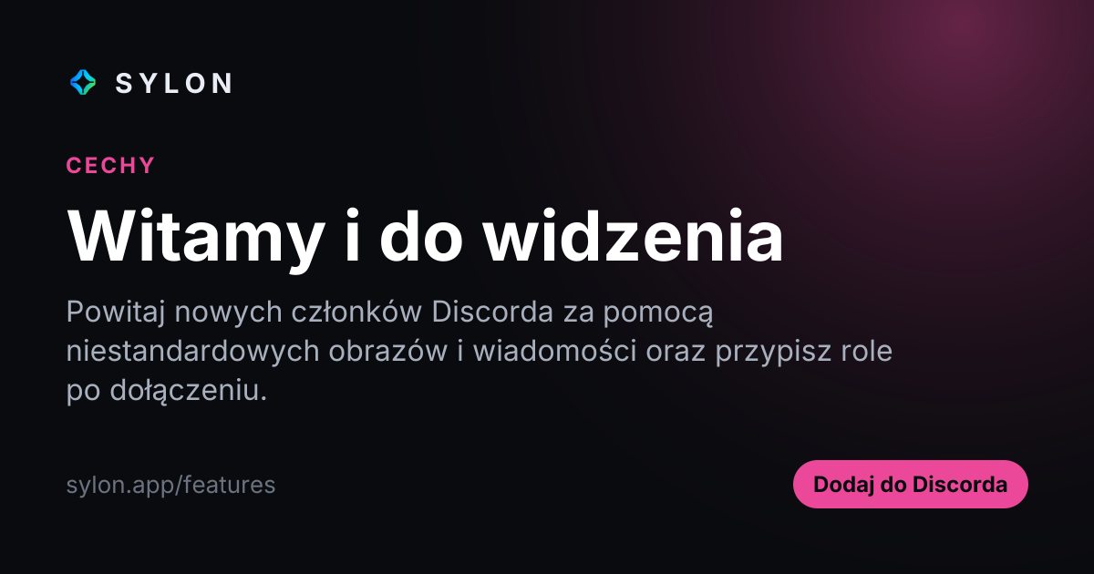 Witamy i do widzenia