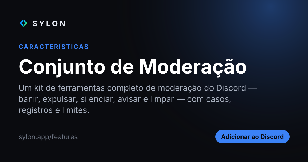 Conjunto de Moderação