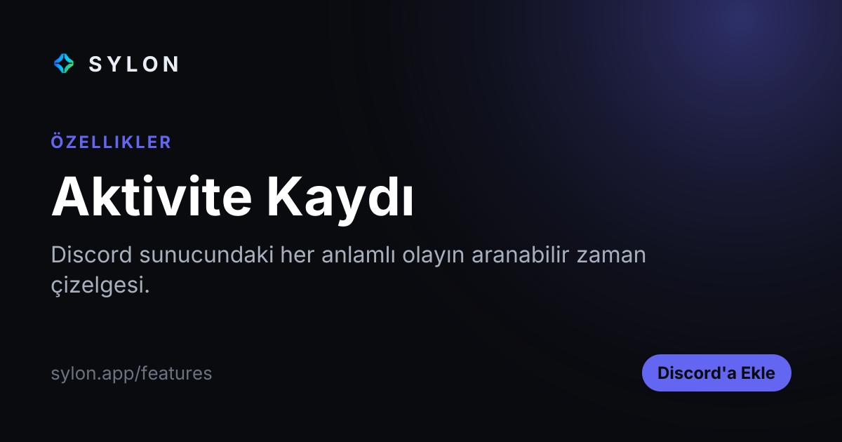 Aktivite Kaydı