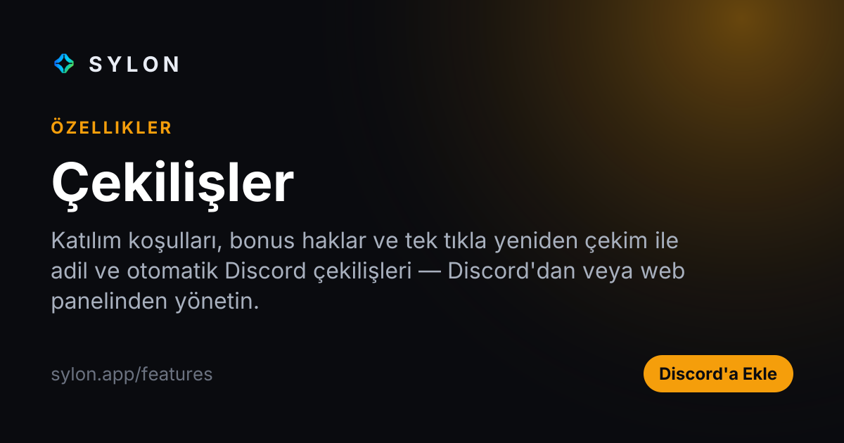 Çekilişler