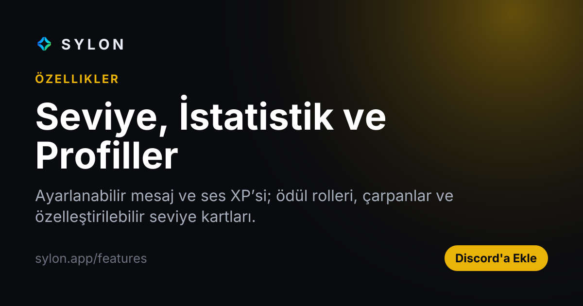Seviye, İstatistik ve Profiller