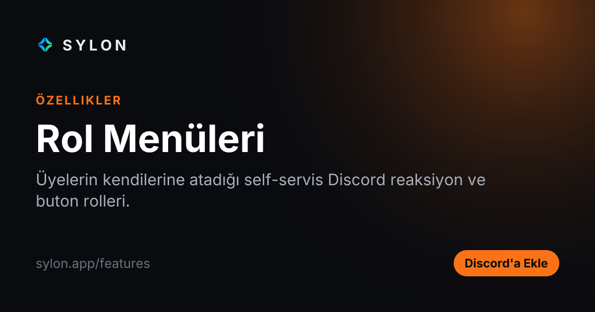 Rol Menüleri