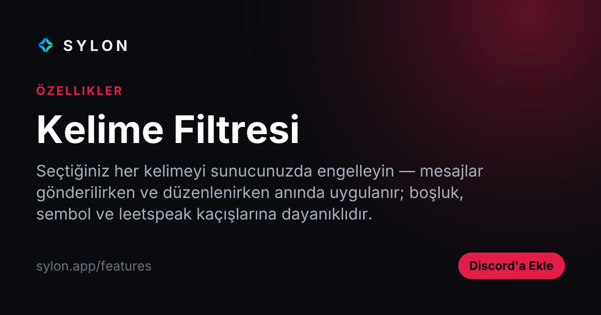 Kelime Filtresi