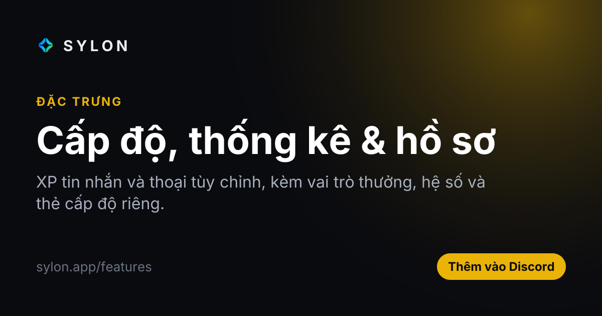 Cấp độ, thống kê & hồ sơ